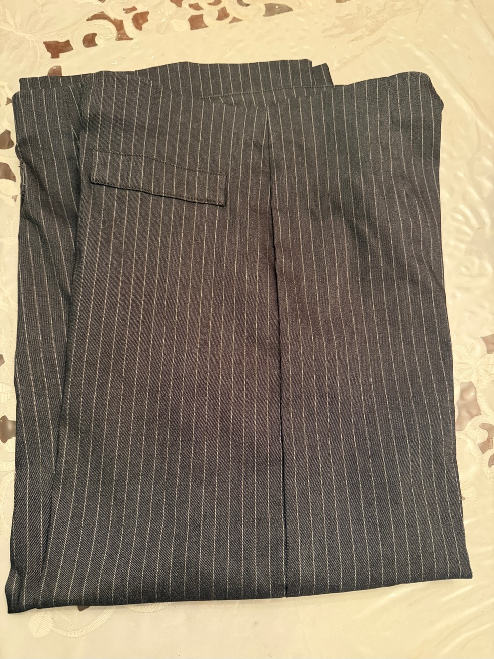 Jules & Leopold Charcoal Pinstripe Dress Pants